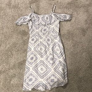 off the shoulder summer dress (with straps)